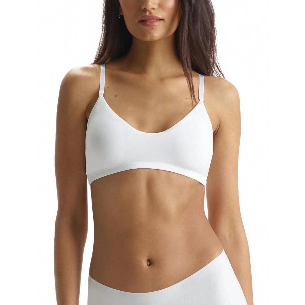 NEW COMMANDO butter bralette in white